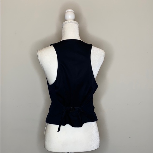 EUC Gap Navy Blue Pin Stripe Vest S - Picture 4 of 8